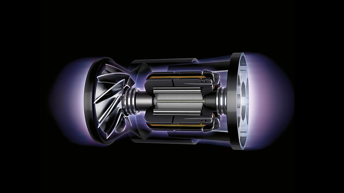 Digitálně řízený motor Dyson V10
